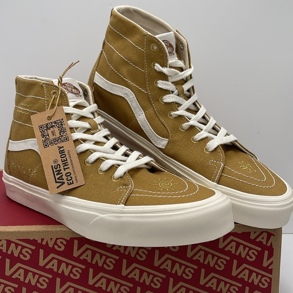 Vans Men's High-Top Sneakers Sk8-Hi Tapered (Eco Theory Mustard Gold
VN0A4U16ASW - Picture 4 of 16